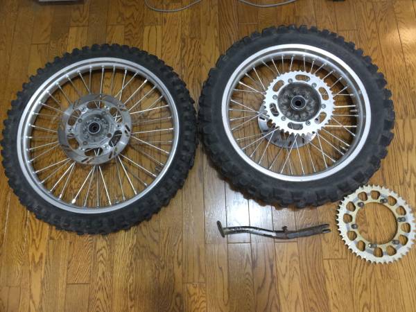 KLX250SR オフロードホイール 前後 KDX Dトラッカー