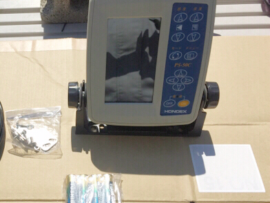 ホンデックス 魚群探知機 PS50C 中古と携帯型魚群探知機のおまけ  