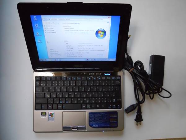 ASUS N10Jb Atom N280 1.66G/1G/80G Win7動作確認