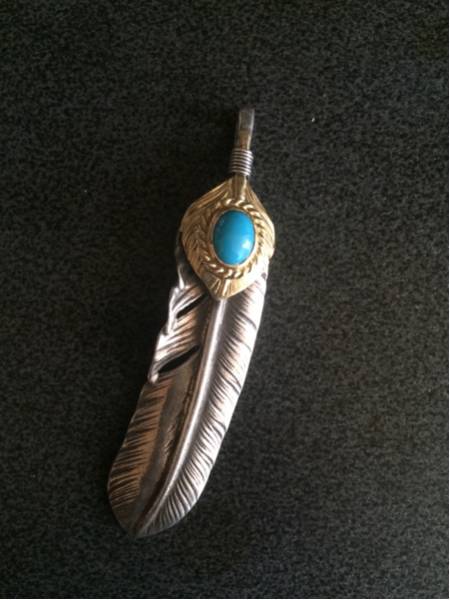 goro's上金金縄ターコイズフェザー_1