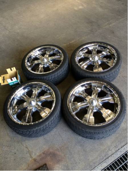 ★22インチ?中古アルミホイル4本セット★