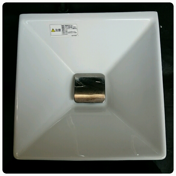 TOTO ベッセル式 手洗器 L712 #NW1 トイレ 洗面器 角形 中古品(洗面台 