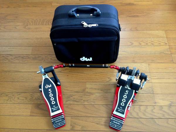 dw5002 TD4 ツインペダル 美品 ケース付♪ （dw5000）(ペダル 