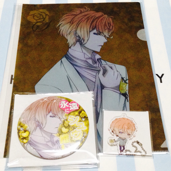 未使用DIABOLIKLOVERS 逆巻シュウ 缶バッジキーホルダー他未開封