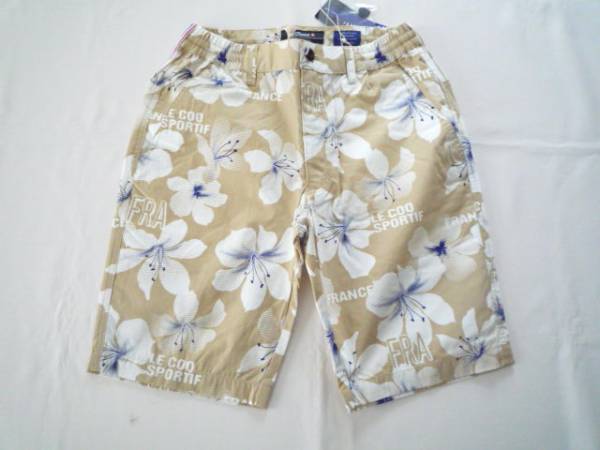 《2015春夏》ルコック花柄ショートパンツQG8582(Y804)カーキ(LL)