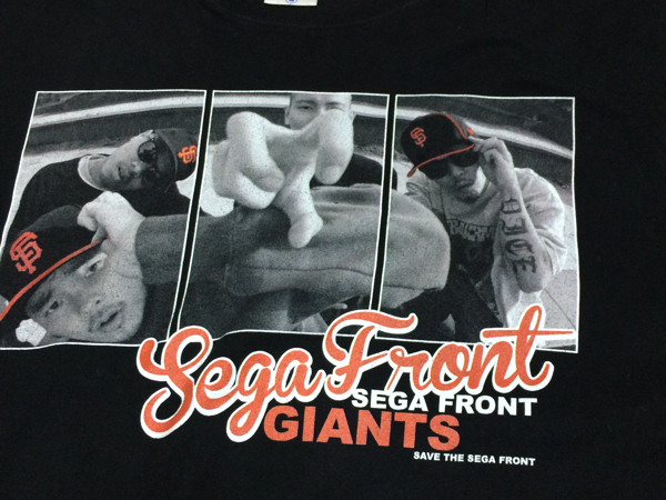 SEGA FRONT GIANTS Tシャツ DLIP BLAHRMY DINARY DELTA FORCE(ラップ