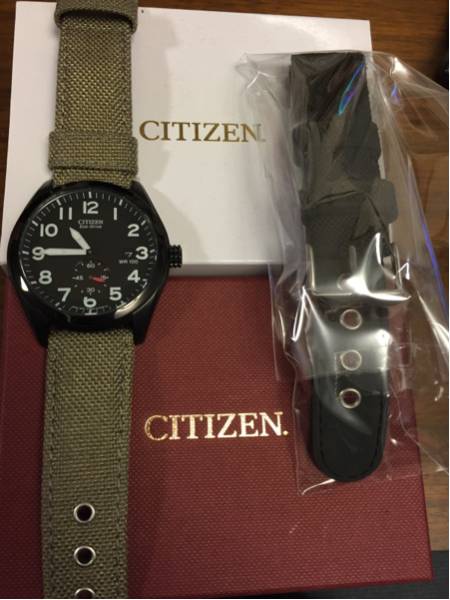 CITIZENシチズン 腕時計 エコドライブ スポーツブラックほぼ新品