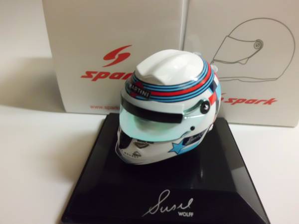 1円～1/8 Spark スージーヴォルフ直筆サイン入リヘルメット2015