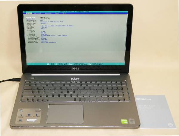 DELL Inspiron 15 7000◇Core i7-4500U(1.80GHz)/8GB/1TB/WL