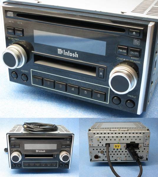 ☆レガシィ マッキントッシュ PF-4025I-C AUX機能付 CD/MDLP(CD＆MD