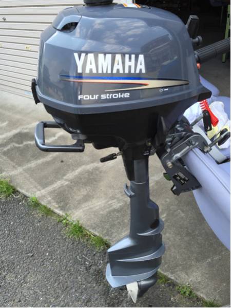 YAMAHA F2AMH 6S7 4サイクル 2馬力 船外機 (動作確認済)(操舵装置 