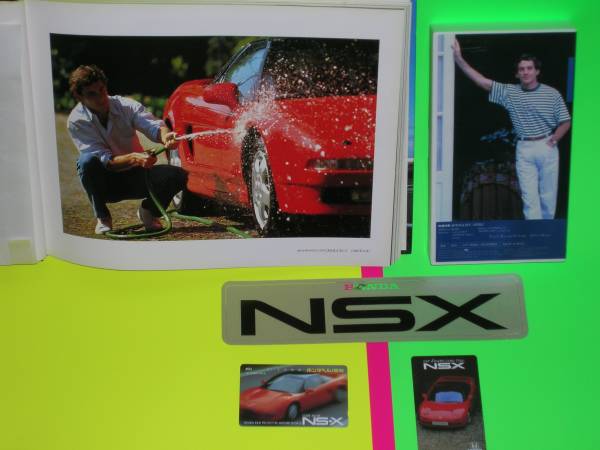 ★★レア　アイルトンセナと1992年ホンダNSXーRでのセナ足★