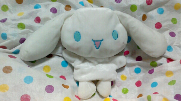 累計販売2万枚突破 シナモロール シナモン ハンドパペット ぬいぐるみ 17年 15th アニバーサリー つれてって サンリオ クーポン配布中 交換無料