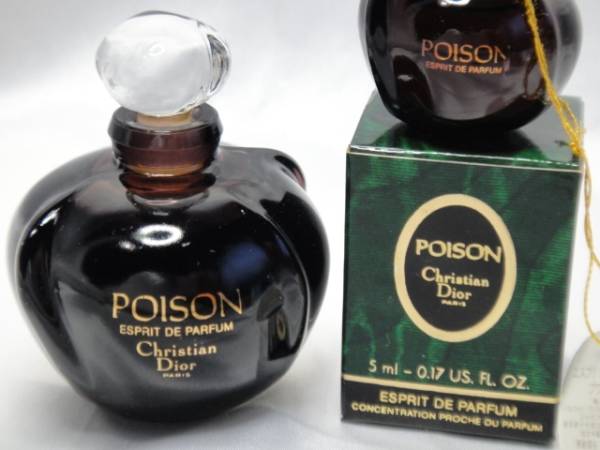 Diorディオール☆POISON プワゾン ESPRIT DE PARFUM 15ml & 5ml Poison