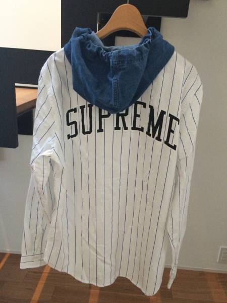 Supreme Hooded Baseball Shirts /ベースボールシャツ