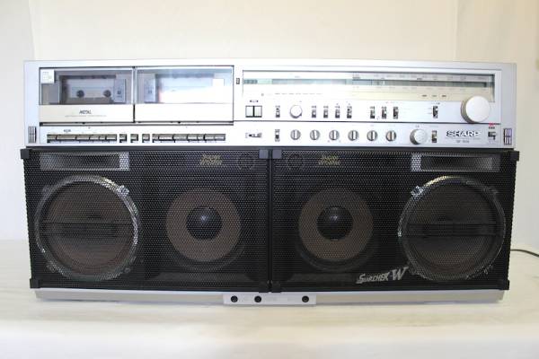 昭和レトロ 希少 シャープ SHARP GF-909 FM/AMステレオ ダブル ラジオ