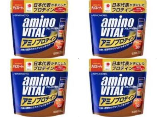 アミノバイタル チョコ 30回分×4袋 120回分 プロテイン S143