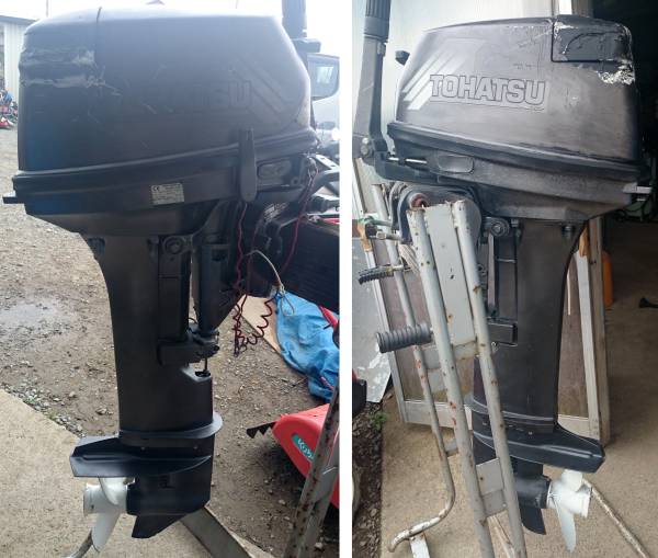 船外機 トーハツ M18E2 350A 18ps 2サイクル 圧縮スパークok！(10馬力 