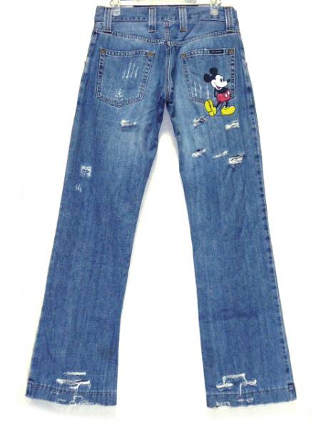 デニム DOLCE&GABBANA ドルチェ&ガッバーナ ミッキーマウス 0 