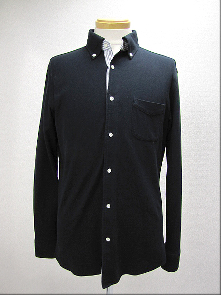 美品★【マッキントッシュ】長袖シャツ/紺/ボタンダウン40