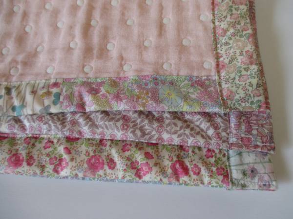 リバティ※ 50×70※ 6重ガーゼケット ピンク