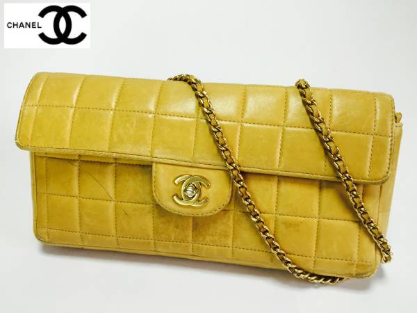 シャネル★チェーンショルダーバッグ★チョコバーハンド★送料無