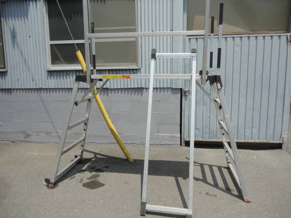 ☆長期保管の未使用品☆ペガサス500LL☆簡易足場☆折り畳み式☆
