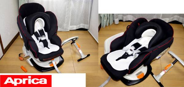 ◆Ｑ◆美品Aprica 360度回転マシュマロベッド Wサーモ◆新生児◆