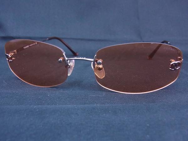 CHANEL シャネル サングラス 4002 ブラウン ケース付 即決