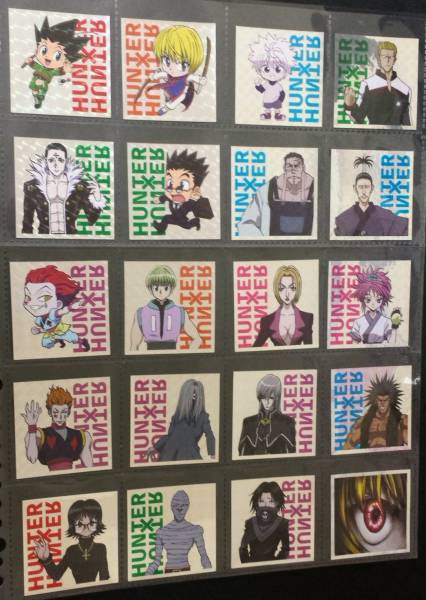 ハンター×ハンター ドッキリテクスチャー マイナーシールコンプ