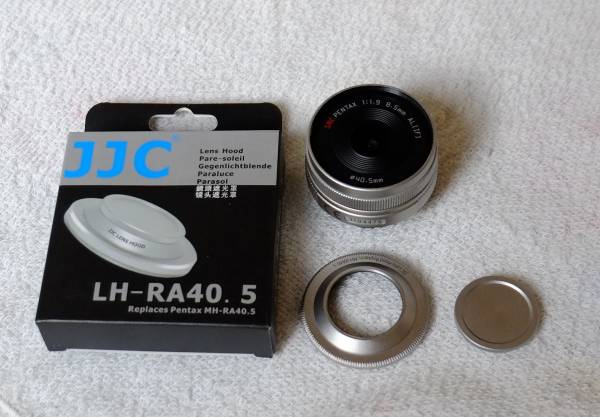 Pentax 01 STANDARD PRIME 8.5mm ｆ1.9　AL　美品！ フード付き