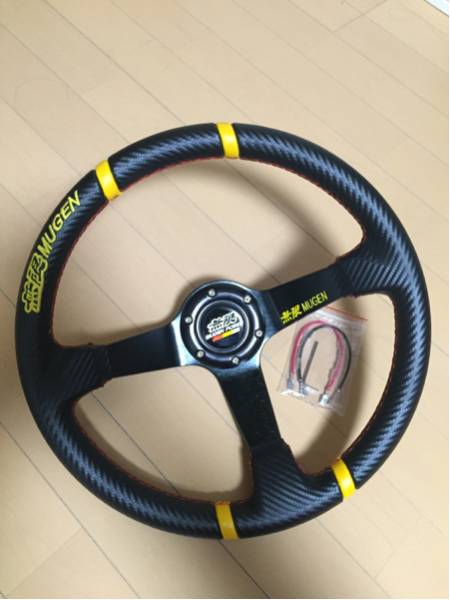 無限ステアリング！カーボン巻！JDM USDM 環状 momo 送料込
