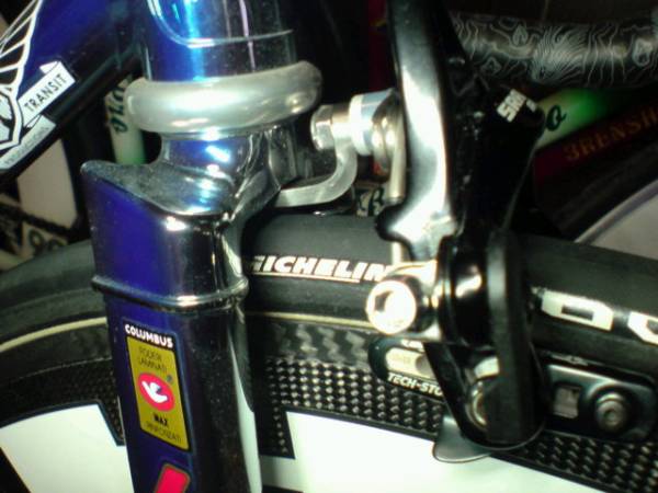 フロント ブレーキ 台座 差し込み NJS 競輪 ピスト(トラックレーサー