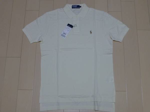 【【ラルフローレン 半袖ポロシャツ（ベージュ） Ｍ】】