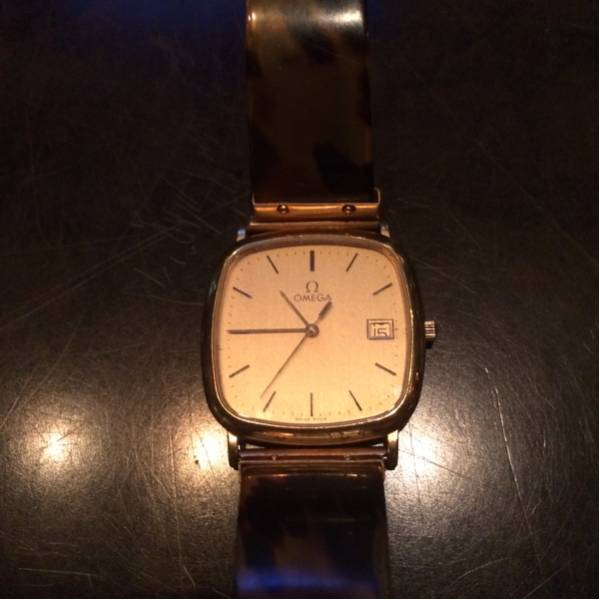 美品 オメガ デビル べっ甲