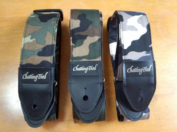 【新品】ギターストラップ・Ｃｈａｔｔｉｎｇ Ｂｉｒｄ