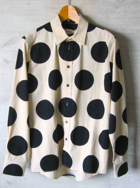 新品 マルニ ドットシャツ44