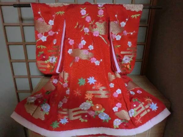 文楽人形着付用「静御前」衣装■中古