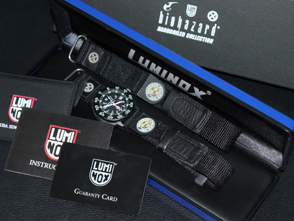 LUMINOX バイオハザード 999本限定 GSX035 箱保証書替ベルト付 