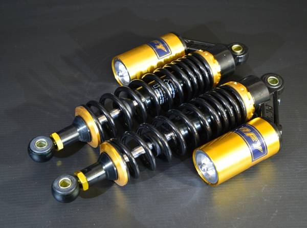 新品RFY340サスペンション 黒×金/ゼファー400 ZRX400 バリオス2 リア