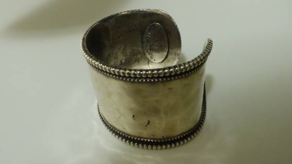 【ノンネイティブ×END】DWELLER　BANGRE　WIDE　ROPE nonnative DWELLER BANGLE WIDE ROPE 925 SILVER by END