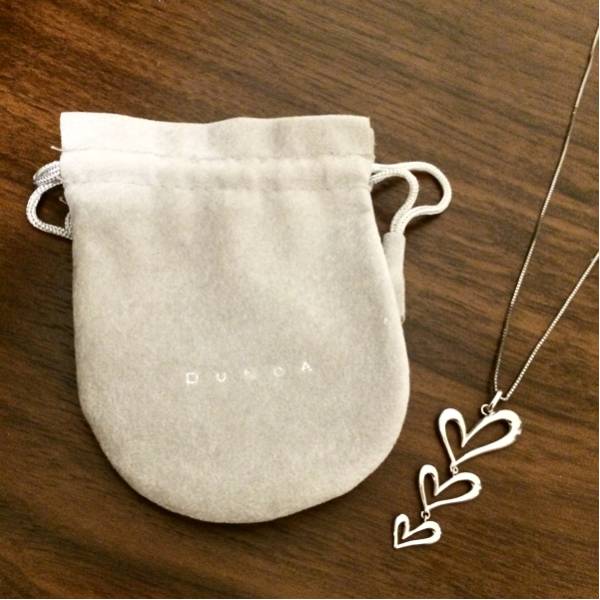 DuNoA デュノア ネックレス シルバー 神田うの ハートモチーフ