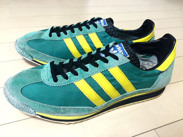 Adidas Sl72 復刻 緑 黄 ビンテージ70sスーパースター80sローマ 28 0cm 売買されたオークション情報 Yahooの商品情報をアーカイブ公開 オークファン Aucfan Com