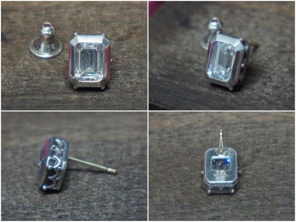 アクセサリー 美品!ジャスティンデイビス SEJ226 ice baby ピアス