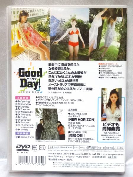 ☆19歳 綾瀬はるか 水着 DVD Good Day! グッダイ ミニ写真集付☆(あ行