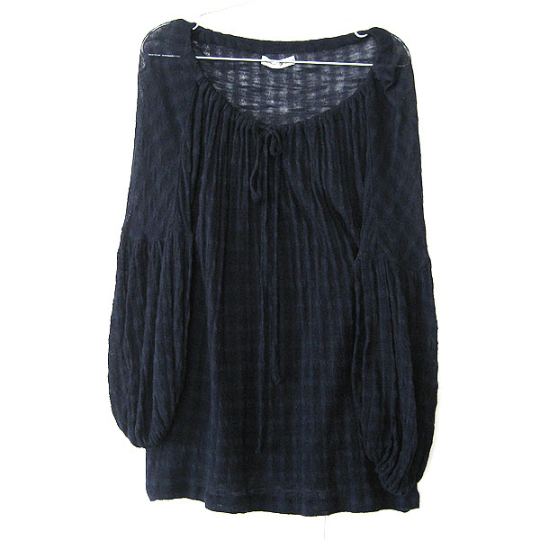 TSUMORICHISATOツモリチサトネイビーシンプルチュニック