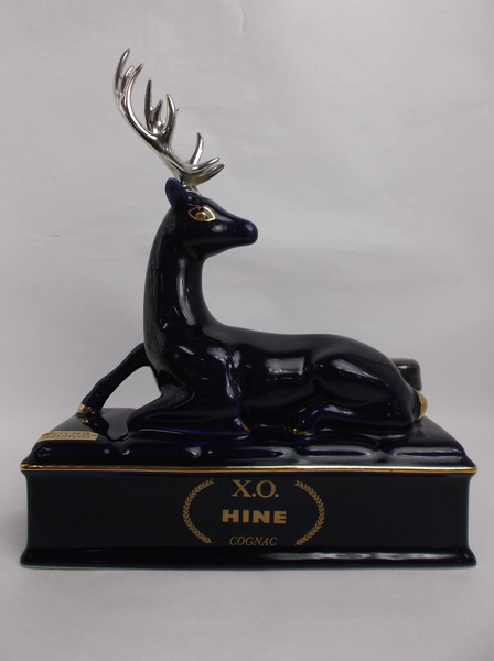 古酒/HINE ハインXO陶器青 コニャック/3653