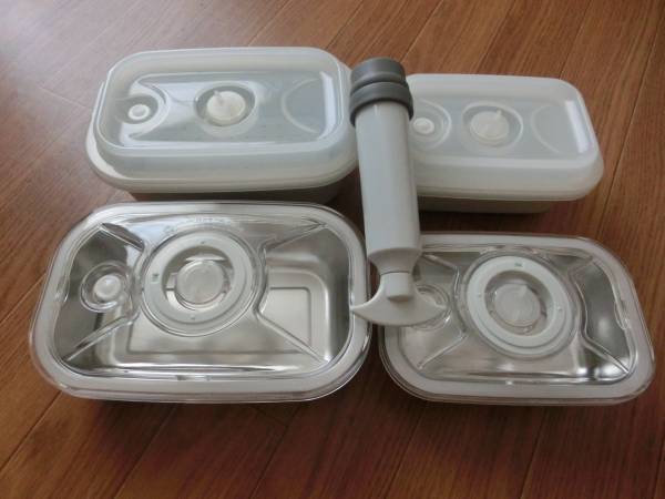 アサヒ軽金属☆真空ボックス２種４個＆真空ポンプ１本