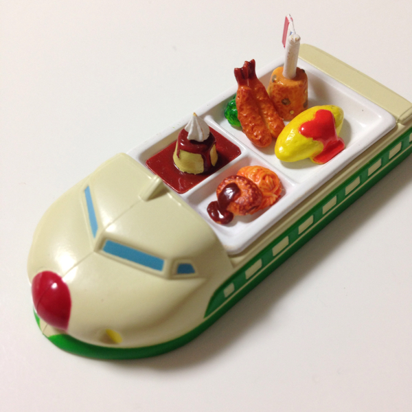 ぷちサンプル メガハウス お子様ランチ 新幹線 電車 リーメント(食玩 