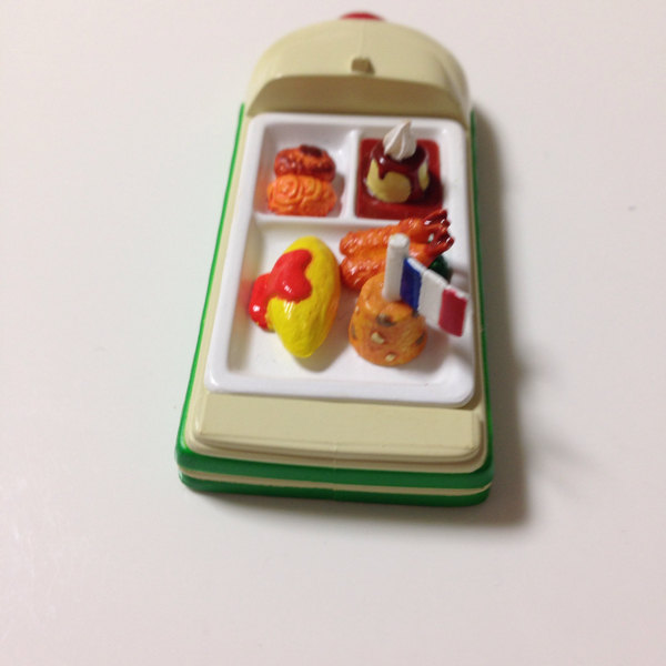 ぷちサンプル メガハウス お子様ランチ 新幹線 電車 リーメント(食玩 